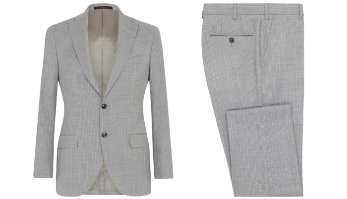Daks wool suit, £595