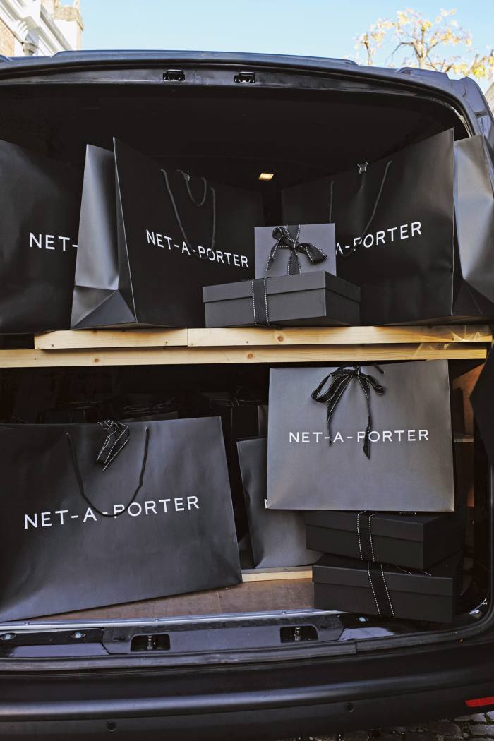A delivery from Net-a-Porter