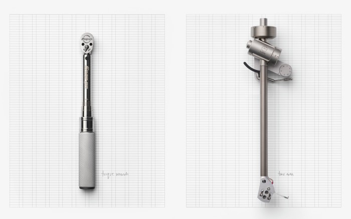 Left: Snap-On adjustable torque wrench, £455 and Linn titanium Ekos SE tonearm, $5,645, basilaudio.com 