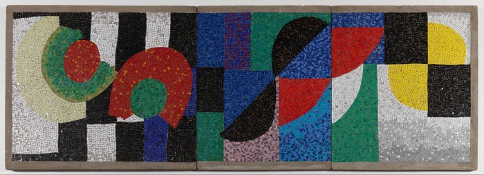 Sonia Delaunay, Mosaïque horizontale, executed by Maximilien Herzèle