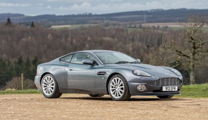 2002 Aston Martin Vanquish previously owned by Hugh Grant 