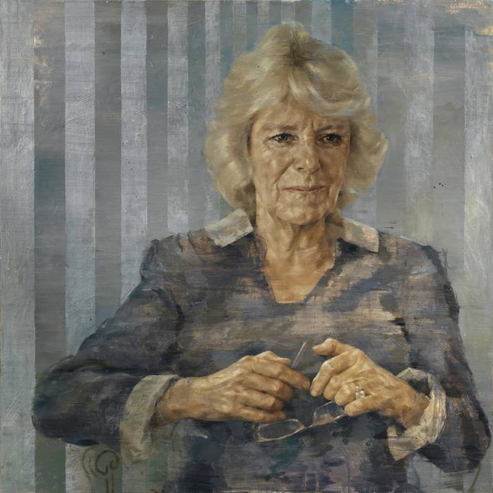 The Queen Consort, painted in 2014 by Jonathan Yeo