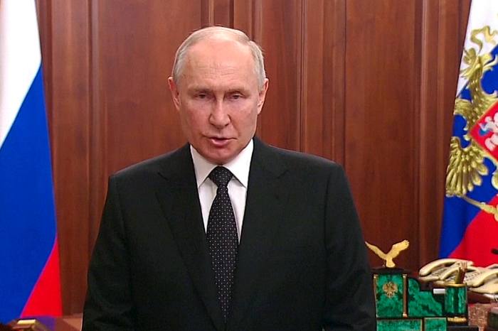 President Vladimir Putin addresses the nation