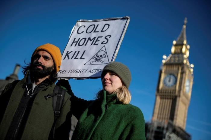 Cost of living protesters rally in London. High fuel prices are helping to push inflation higher in most advanced economies to levels not seen in more than 30 years