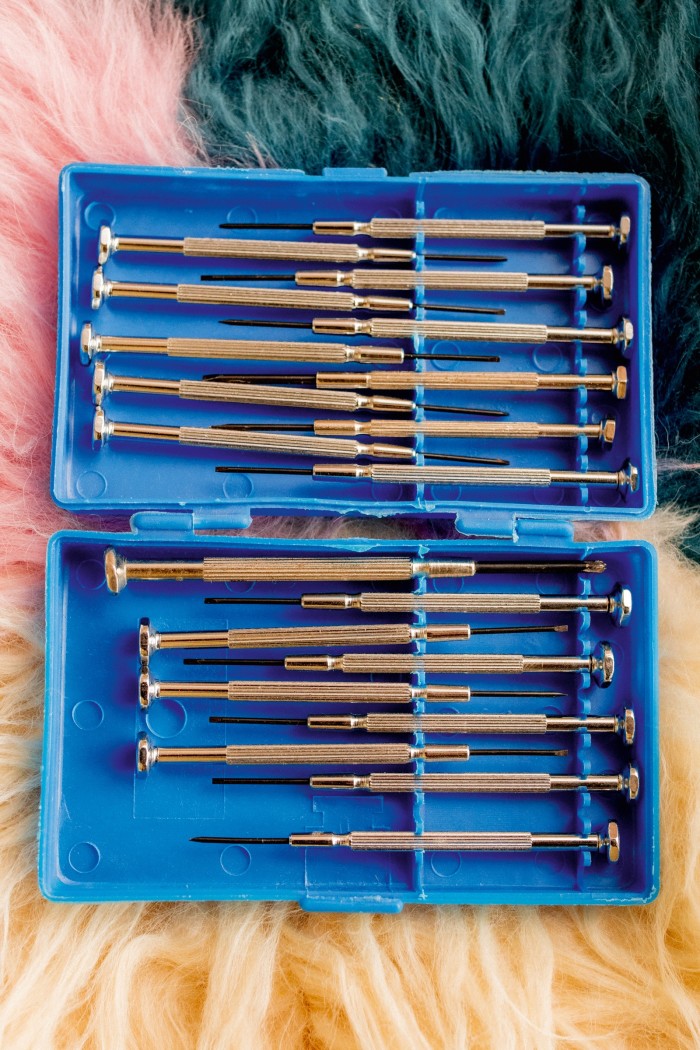 The gadget Wood can’t do without: her micro-screwdrivers