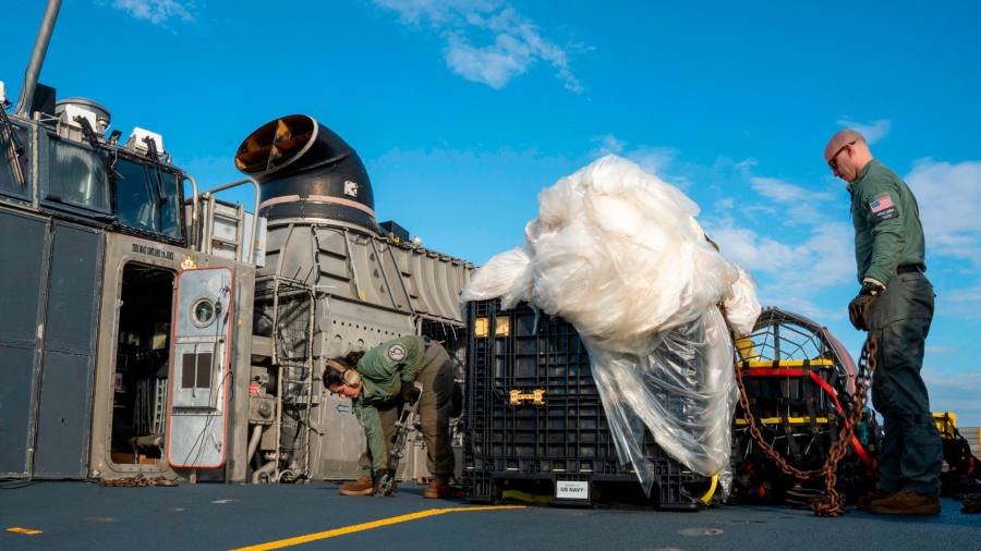 US wraps up Chinese spy balloon debris salvage operation