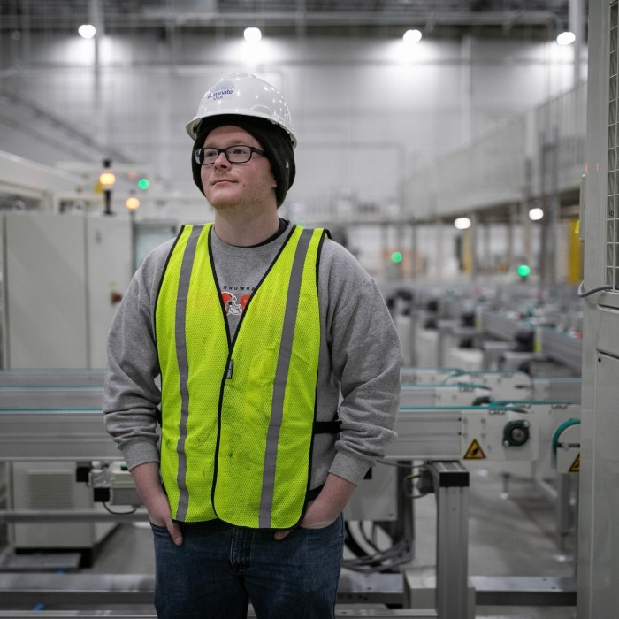 Justin Barnhart, OEM engineer at Illuminate USA factory