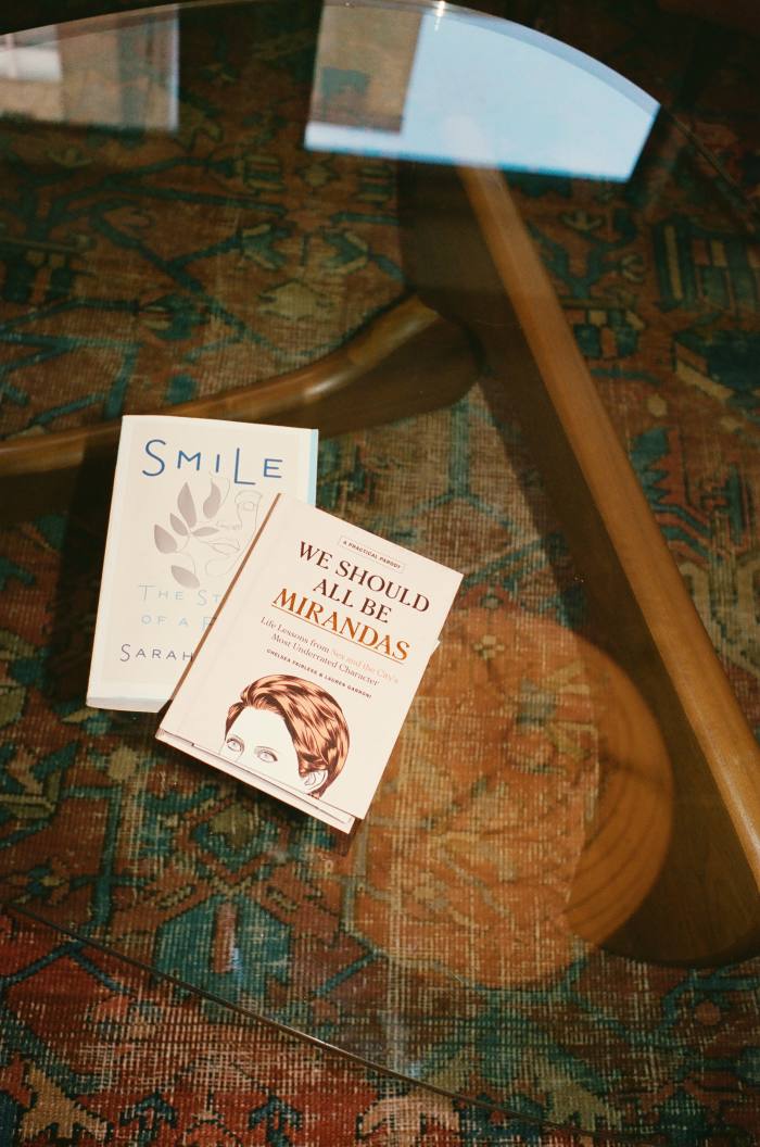 Smile: The Story of a Face, a favourite recent read, and Nixon’s copy of the humour title We Should All Be Mirandas