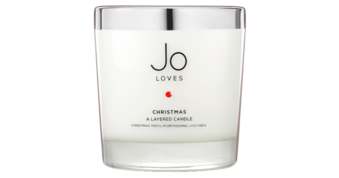 Jo Loves Christmas layered candle, £80