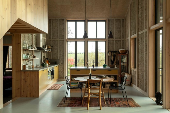 Flat House, UK, made using hemp, by Practice Architecture
