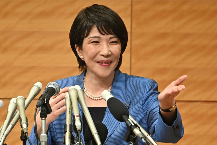 Sanae Takaichi, Japan’s former communications minister