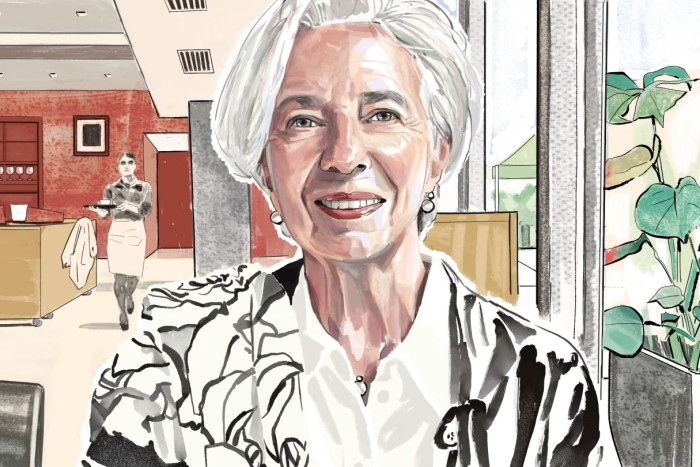 European Central Bank president Christine Lagarde 