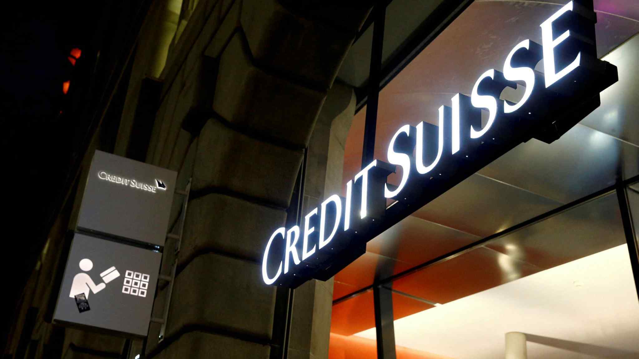 Credit Suisse investment bank warns of trading slowdown