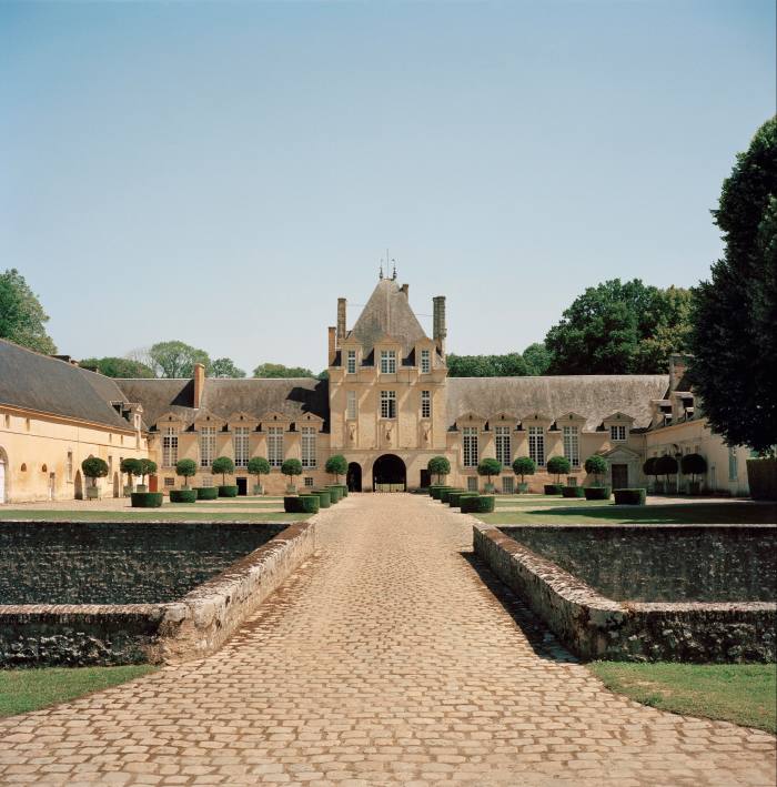 The facade of Château du Jonchet in the Loire valley