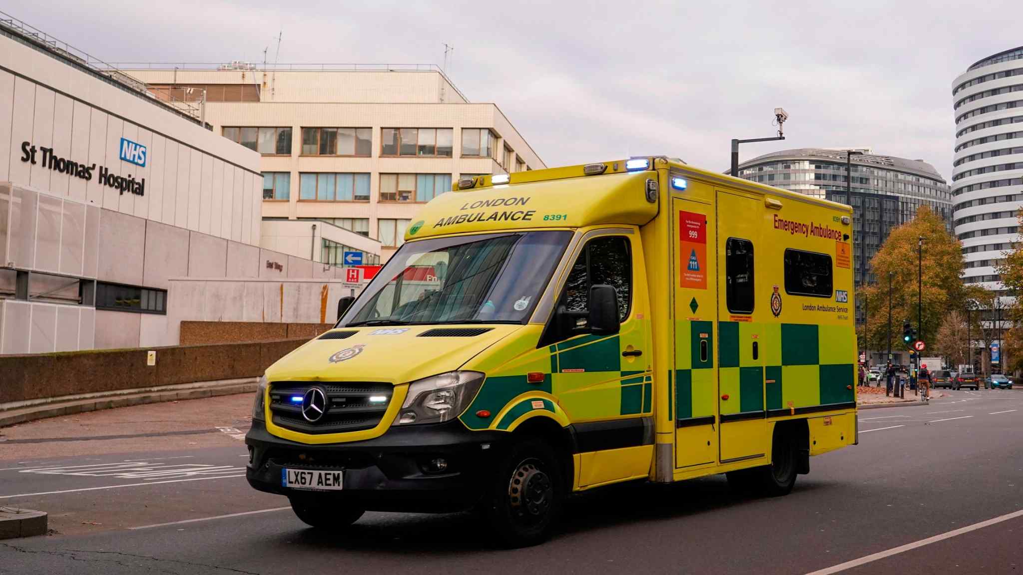 Live news: Ambulance workers in England and Wales to strike in late December