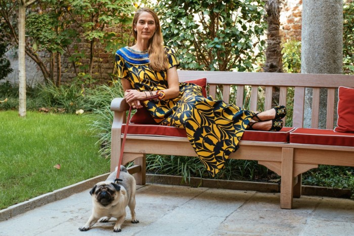 JJ Martin with her dog, Pepper