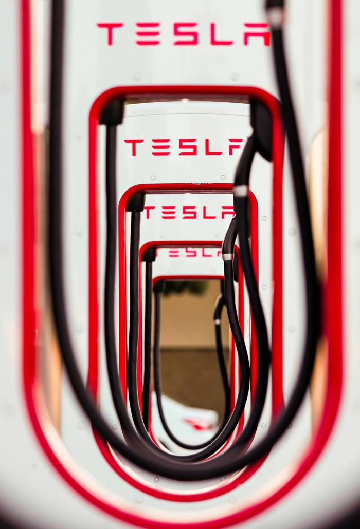 Tesla super chargers