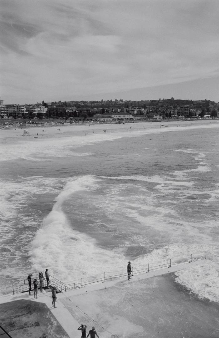 Bondi Beach. Centenera lives between Sydney and New York