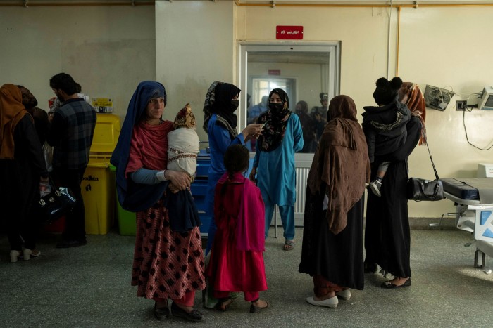 The Indira Gandhi Children’s Hospital in Kabul. Afghanistan’s healthcare system is on the brink of collapse