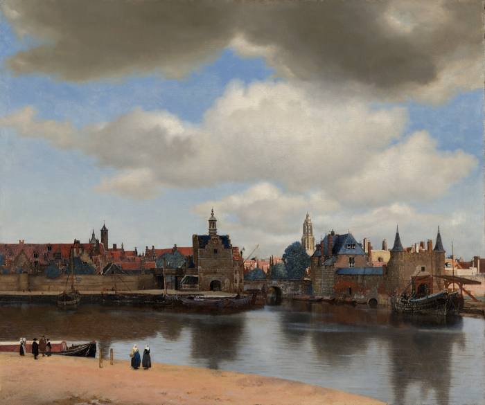View of Delft, 1660-61, vum Johannes Vermeer