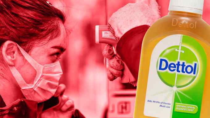 Reckitt Benckiser instituted temperature checks and kept a doctor on site at its factory in Jingzhou as production was increased during the pandemic