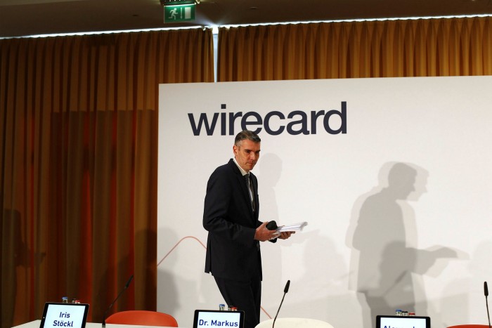 Alexander von Knoop, chief financial officer of Wirecard