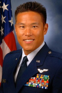Eric Wong pictured in his military uniform
