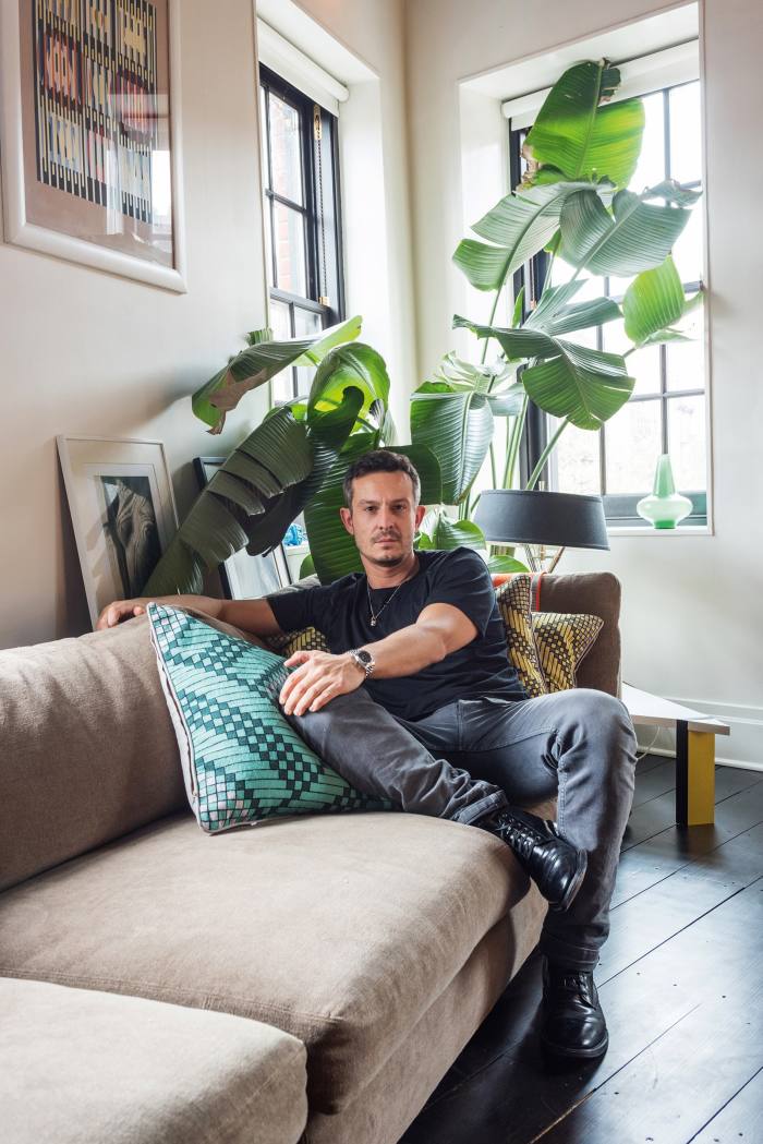 Jonathan Saunders at home in New York