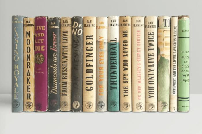 John Atkinson is offering a collection of 15 signed first-edition Bond books for £475,000