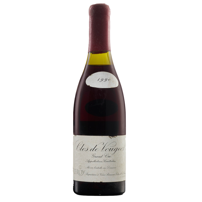 A 1990 Clos de Vougeot Grand Cru is one of the lots at Christie's online fine and rare wine auction