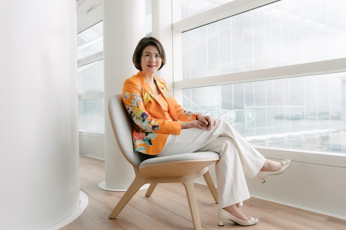 Chief Executive of UBS Hong Kong Amy Lo poses for a photograph