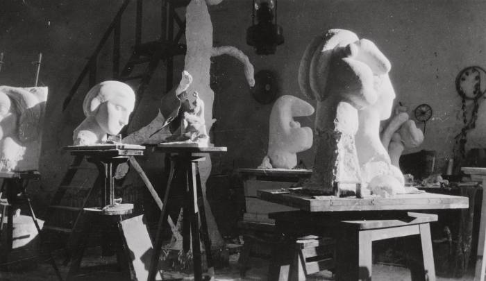 El taller de escultura de Boisgeloup en 1931