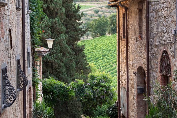 Views of Osteria Fonterutoli in Tuscany