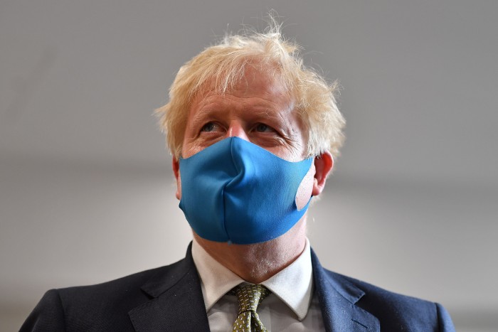 Boris Johnson on a visit to the headquarters of the London Ambulance Service NHS Trust in London. No 10 insiders say ministers want to tighten their grip on England’s NHS