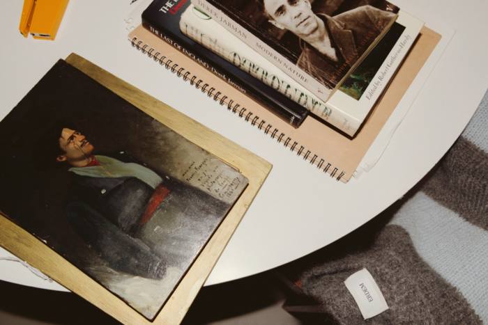 Inspirations for Moralioglu's collection include the life of Derek Jarman