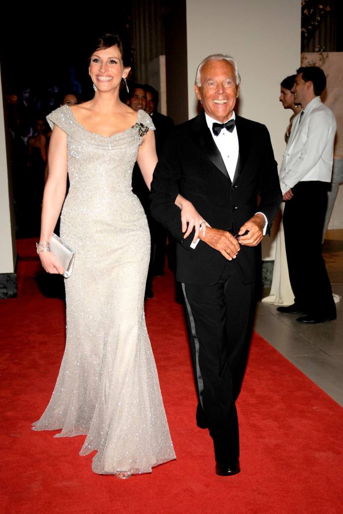 Giorgio on the red carpet with actor Julia Roberts in New York 