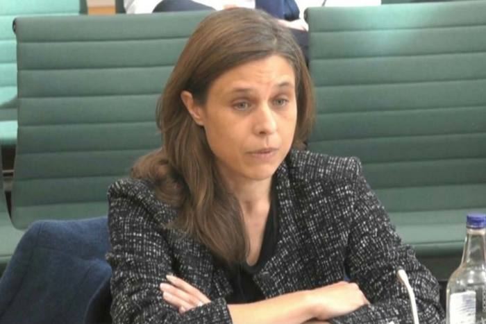 Catherine Belton speaks at the House of Commons foreign affairs select committee on Tuesday