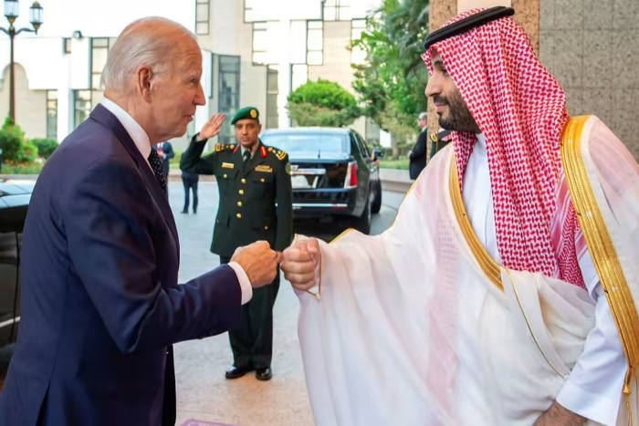 The fist bump between Joe Biden and Prince Mohammed will be one of the enduring images of the trip