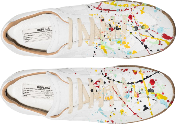 Maison Margiela Replica Paint Splatter sneakers, £435, brownsfashion.com
