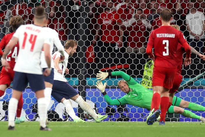 Mercoledì l'inglese Harry Kane ha segnato il gol della vittoria nella semifinale contro la Danimarca