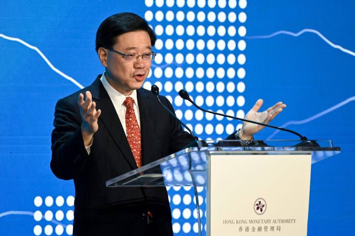 Hong Kong CEO John Lee hailed the Swap Connect program as a 