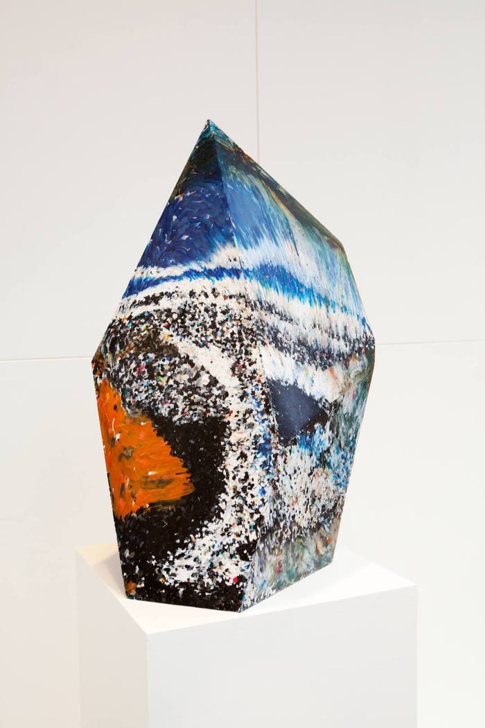 Precious Plastic Diamond sculpture, which won Dave Hakkens an award in the 2019 Ro Plastic Prize