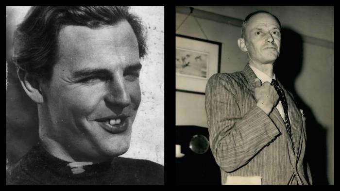 Left: Blake’s fellow British agent in exile Donald Maclean in 1951. Vyvyan Holt, the British consul who befriended Blake during their imprisonment in North Korea and influenced his move towards communism
