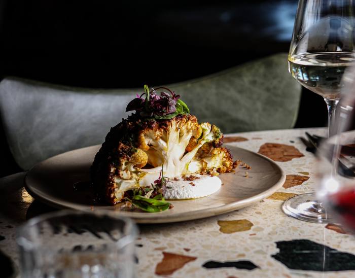 Peri peri cauliflower at Monster Kitchen and Bar in Canberra