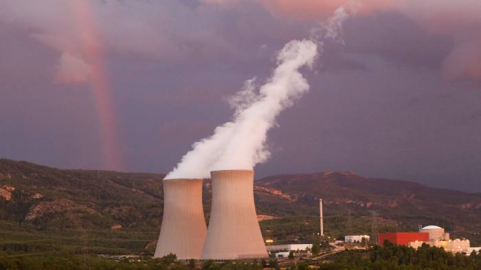 A nuclear power plant in Cofrentes near Valencia, Spain