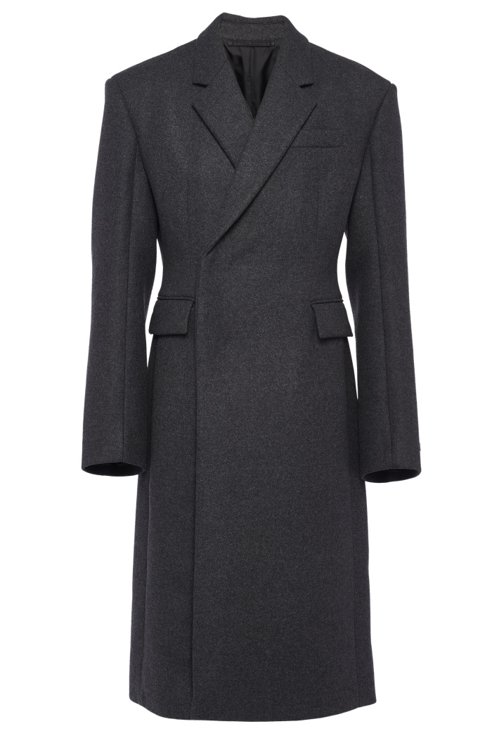 Prada wool tailored coat, £3,900