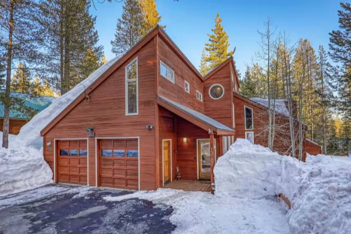 A four-bedroom, three-bathroom mountain home in Tahoe Donner on sale for $1.85mn
