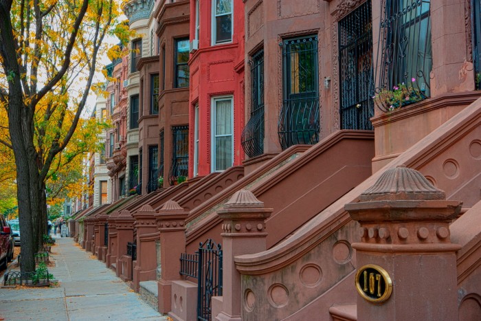 Brownstone town houses