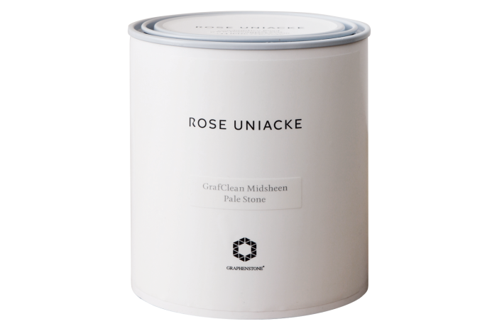 Rose Uniacke Pale Stone GrafClean Midsheen, £32 for 0.75l