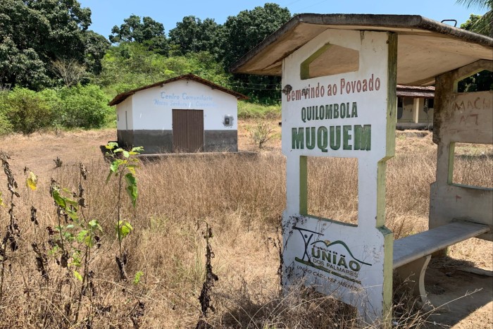 Signage of Muquém, Brazil